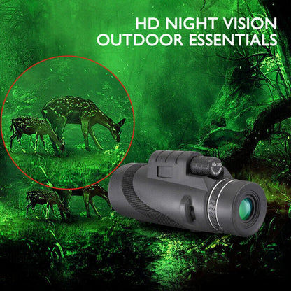 "Explore Beyond the Horizon: HD Monocular Telescope with Smartphone Tripod"