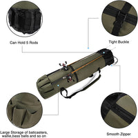 Outdoor Fishing Bag Multifunctional Fishing Rod Bag Sea Rod Fishing Gear Storage Bag