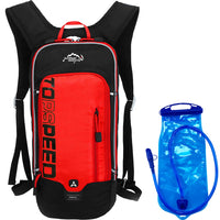 Outdoor Sport Cycling Backpack Running Hydration Water Bag Storage Helmet Pack UltraLight Hiking Bike Riding Bladder Knapsack