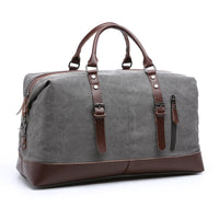 Original Canvas Leather Men Travel Bags Carry on Luggage Bags Men Duffel Bags Travel Tote Large Weekend Bag Overnight