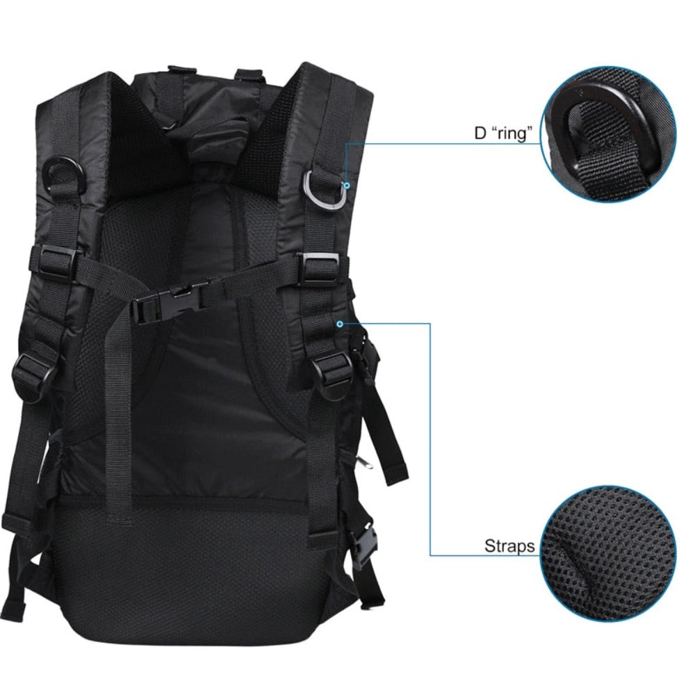 "Explore Uncharted Terrain with our Waterproof Lightweight Hiking Backpack – Your Ultimate Outdoor Companion!"