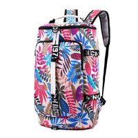 Large Travel Bucket Backpack Printing Moutaineering Bag Luggage Travel Duffle Carry On Rucksack Travelling Shoulder Bags XA107C