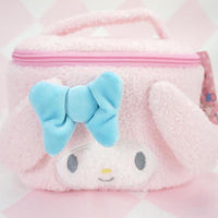 New Cute Large Capacity Cosmetic Bag Female Portable Carry-On Travel Plush Storage Bag Zipper Wash Beauty Pouch