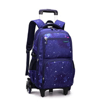 Carry On Kids&#39; Luggage Primary Junior High School Bag Rolling Backpack for Boys Wheeled Bag with Lunch Box Trolley School Bags