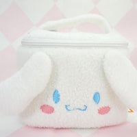 New Cute Large Capacity Cosmetic Bag Female Portable Carry-On Travel Plush Storage Bag Zipper Wash Beauty Pouch