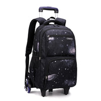 Carry On Kids&#39; Luggage Primary Junior High School Bag Rolling Backpack for Boys Wheeled Bag with Lunch Box Trolley School Bags