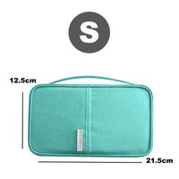 Travel Wallet Passport Holder Waterproof Document Case Organizer Travel Accessories Document Cardholder