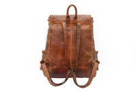 Combo Of 2, Buffalo Leather Backpack And Small Ipad Bag.