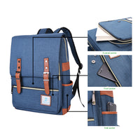 "Unleash Timeless Elegance: Introducing the ZELA Vintage Laptop Backpack – Where Style Meets Functionality!"