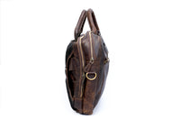 Handmade Buffalo Leather Convertible Backpack.