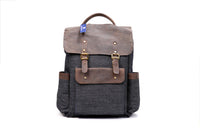 Handmade Unisex Canvas Backpack.