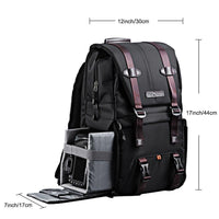 "Discover Excellence: Concept Waterproof Professional Camera Backpack for DSLR Cameras, Lenses, and 15.6in Laptop"