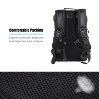 "Discover Excellence: Concept Waterproof Professional Camera Backpack for DSLR Cameras, Lenses, and 15.6in Laptop"