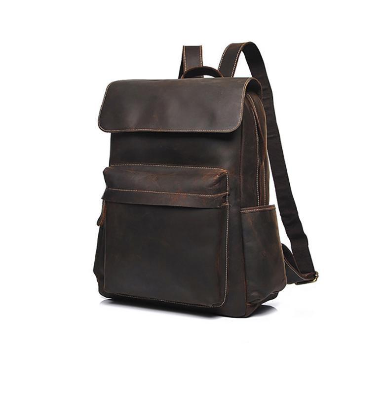 The Helka Backpack Genuine Vintage Leather Backpack