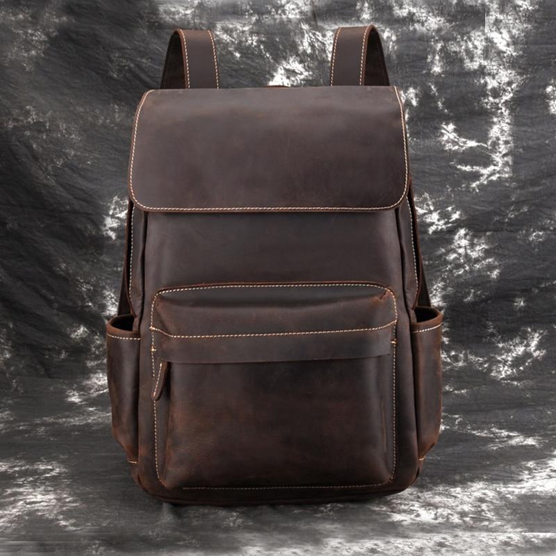 The Helka Backpack Genuine Vintage Leather Backpack