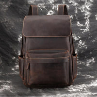 The Helka Backpack Genuine Vintage Leather Backpack