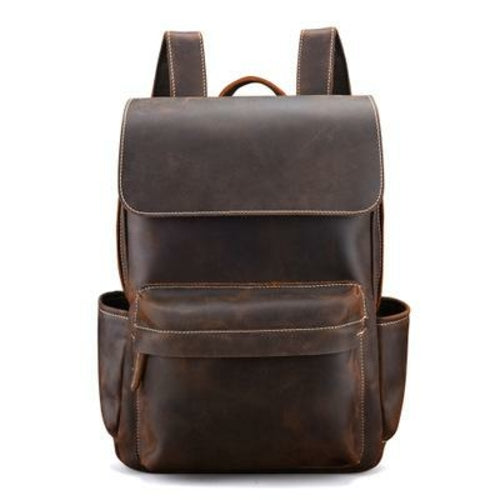 The Helka Backpack Genuine Vintage Leather Backpack