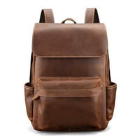 The Helka Backpack Genuine Vintage Leather Backpack