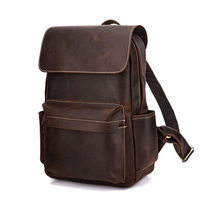 The Helka Backpack Genuine Vintage Leather Backpack