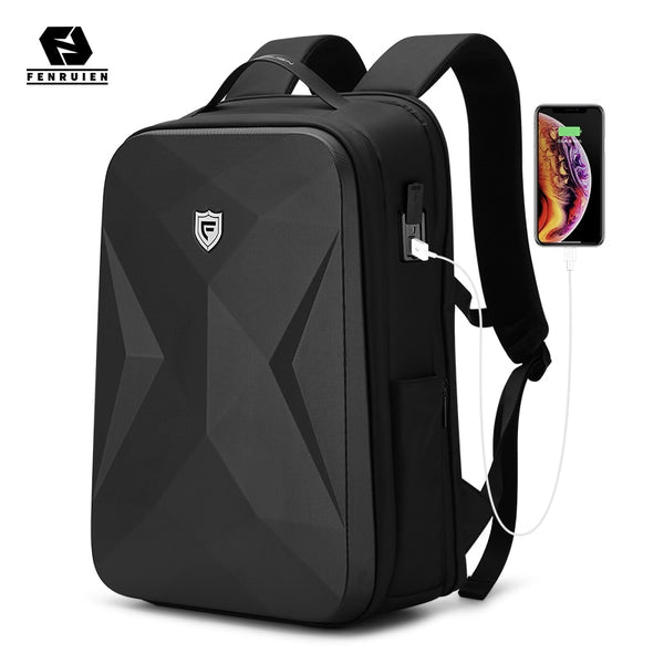 Fenruien New Men Backpack Fit for 17.3 Inch Laptop Backpack Multifunctional Waterproof Anti-Theft BusinessTravel Backpacks