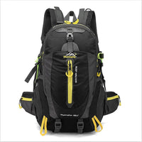 Unisex Waterproof Climbing Backpack Rucksack 40L Outdoor Sports Bag Travel Backpack Camping Hiking Backpack Trekking Bag