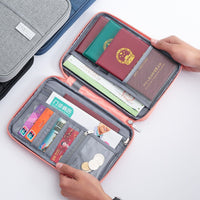 Travel Wallet Passport Holder Waterproof Document Case Organizer Travel Accessories Document Cardholder