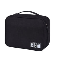 Travel  Storage Bags Nylon Electronics Accessories Organizer Travel Storage Hand Bag Cable USB Drive Case Bag