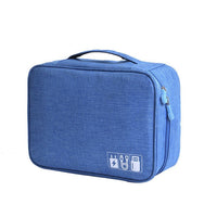 Travel  Storage Bags Nylon Electronics Accessories Organizer Travel Storage Hand Bag Cable USB Drive Case Bag