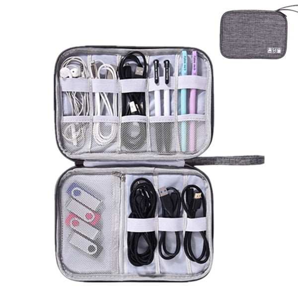 Multifunction Travel Accessory Digital Bag USB Charger Cable Earphone Storage Pouch Electronic Accessory Organizer Package 2020