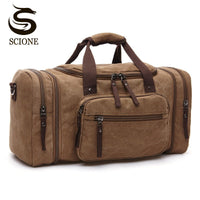 Men travel bag hand luggage Canvas weekend bag for men Shoulder Bags