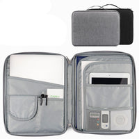 Business Essential Document Storage Bag Certificate Glasses Magazine Organizer Digital USB Card Collect Box Travel Accessory