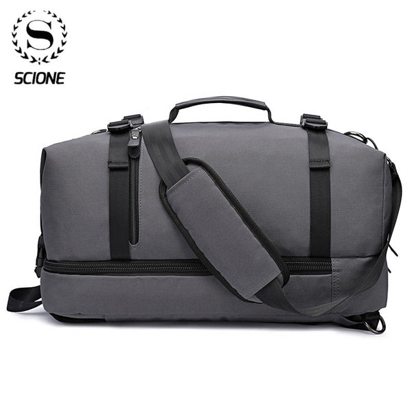 Scione Travel Bag Large Nylon Duffle Hand Luggage Bags For Men  Women Waterproof  Multifunction Travel Packing Cubes