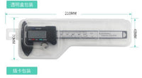 Electronic digital display traveling scale 0-100 plastic measuring tool internal and external diameter measuring tool