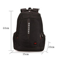 SHUAIBO Brand Waterproof School Backpack For Boys Men's Backpack 15 Inch Laptop Backpack School Bags Mochila Masculina