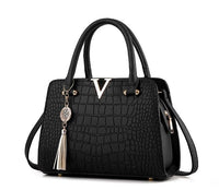 Crocodile Leather Women Bag Pendant Designer Handbag Luxury  Lady Shoulder Crossbody Bags Fringed Female Messenger Bag