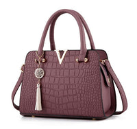 Crocodile Leather Women Bag Pendant Designer Handbag Luxury  Lady Shoulder Crossbody Bags Fringed Female Messenger Bag