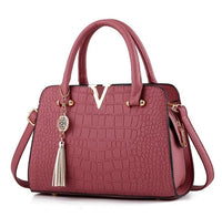 Crocodile Leather Women Bag Pendant Designer Handbag Luxury  Lady Shoulder Crossbody Bags Fringed Female Messenger Bag