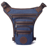 NEW Canvas Unisex  Drop Leg Bag Messenger Shoulder Belt Hip Bum  Waist Pack for Travel Essentials