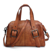 Genuine Leather Women Handbag Totes Messenger Vintage Shoulder Bag