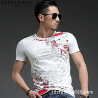 Mens clothing accessories mens t shirts fashion 2018 brand-clothing mens shirts fashion 2018 spring floral shirt  AA1351