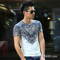 Mens clothing accessories mens t shirts fashion 2018 brand-clothing mens shirts fashion 2018 spring floral shirt  AA1351