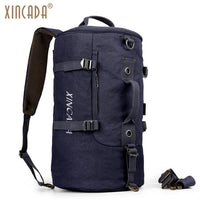 XINCADA Carry on Backpack Keyboard Bag Weekend Bag Duffel Backpack Weekender Bag Canvas Backpack Rucksack Men Travel vintage