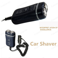 Wholesell car razor car shaver  Travel Essential CANFILL BrandCar Rechargeable ElectricShaver Razor For Men Shaving Pouch